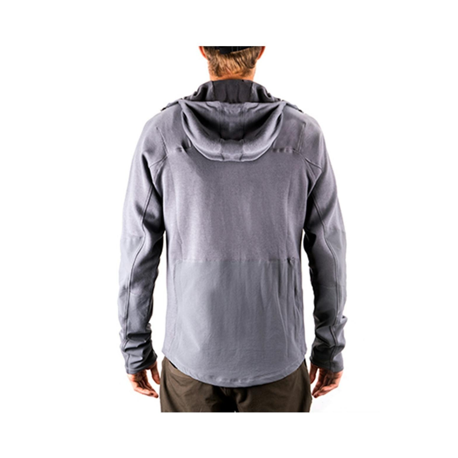 Chrome Industries Jacket Men M Full Zip Hoodie Technical Fleece Cycling Gray — image 4 of 8